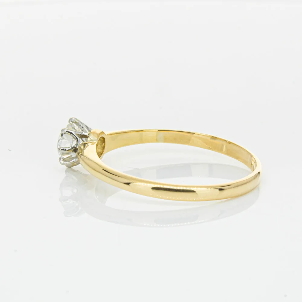 Deja Vu 18ct Yellow Gold .60ct Diamond Ring