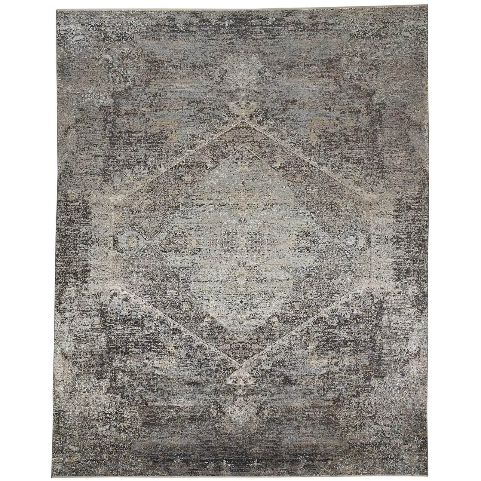 Feizy Rug Sarrant 3963F, Smoke