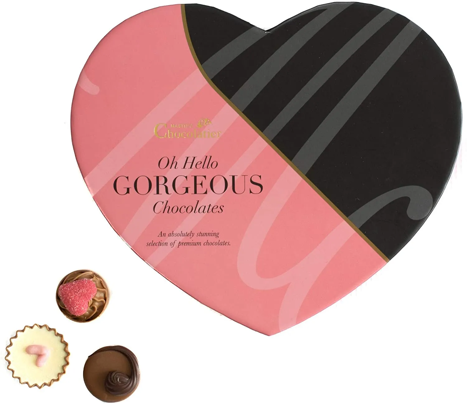 Heart Shaped Chocolate Gift Box | Pink