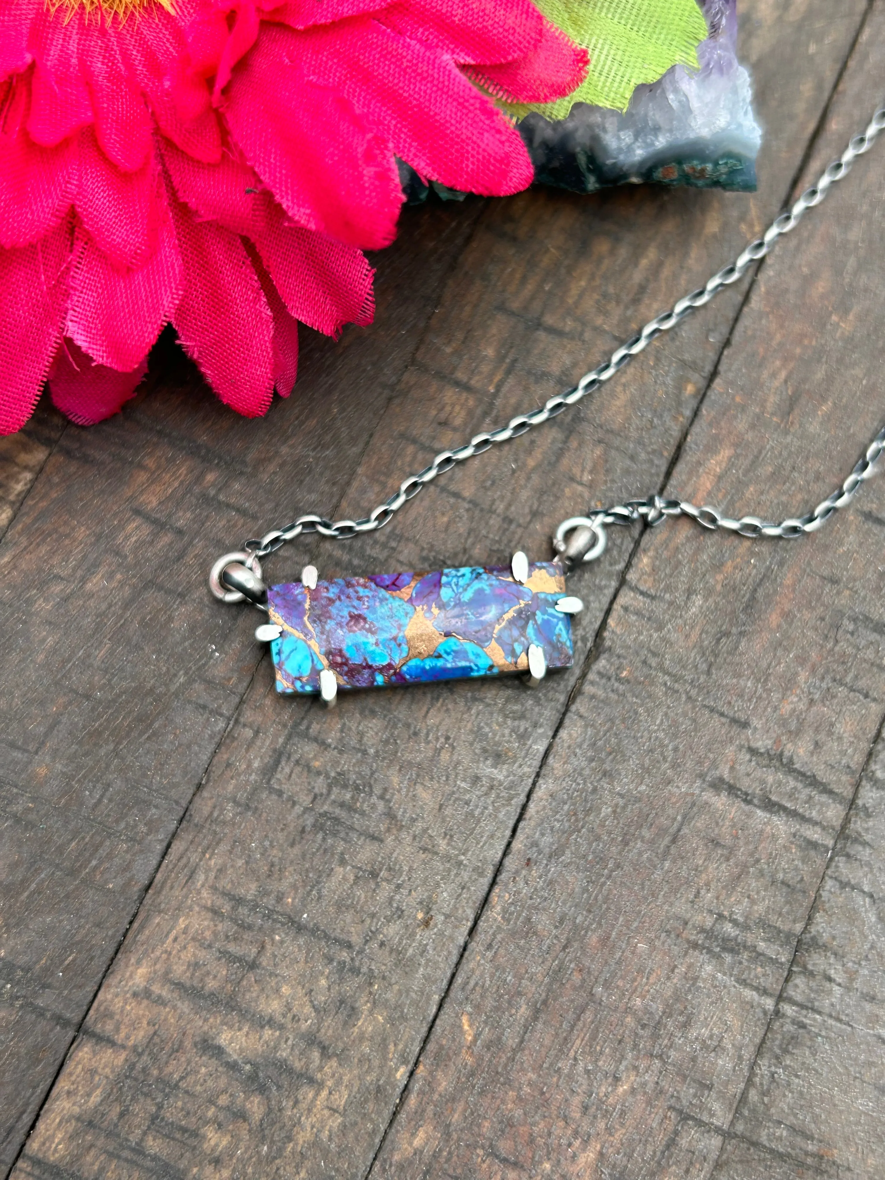 Purple Mojave Kingman Turquoise Waterproof Bar #11