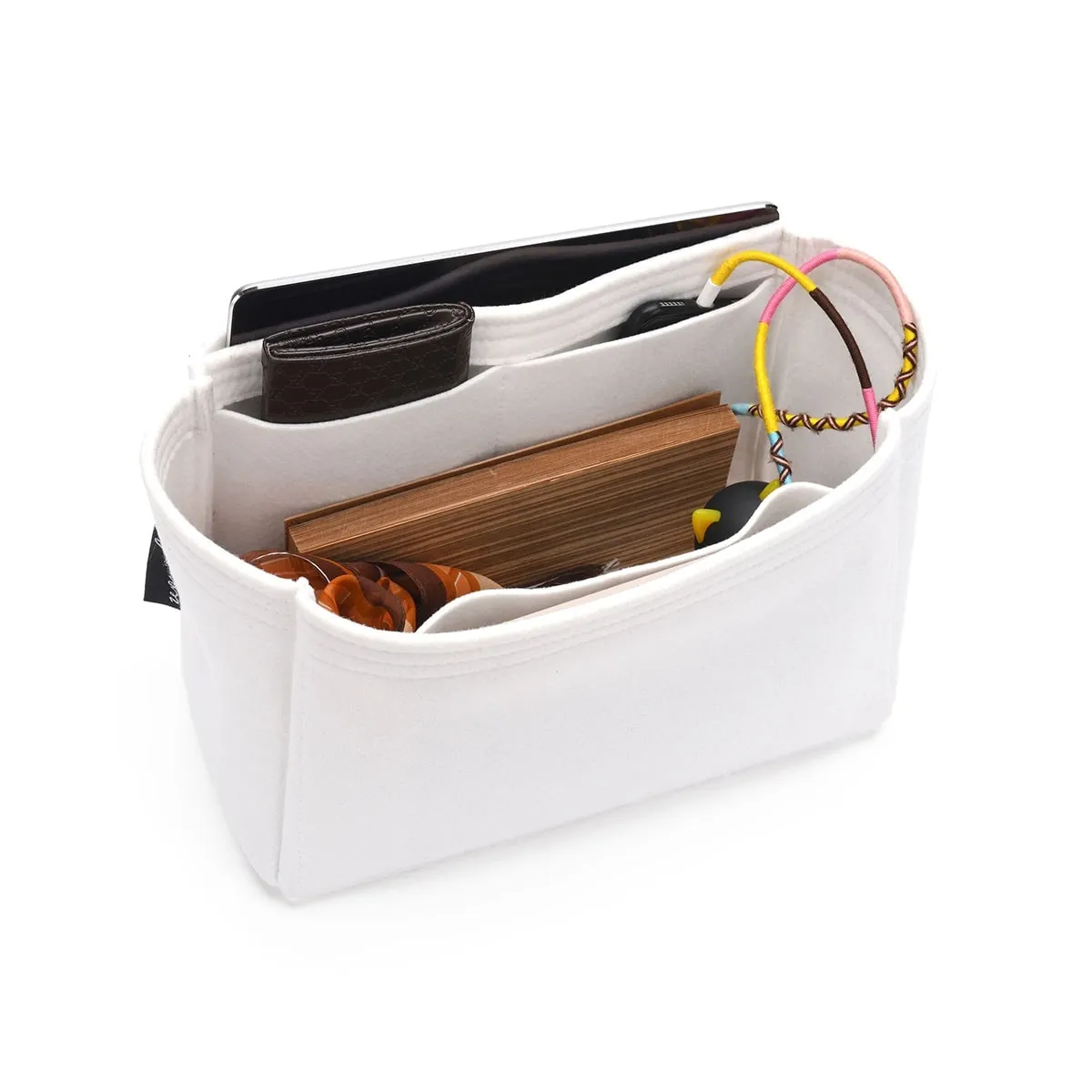 Purse Organizer Insert for Celine Luggage, Classic Model Bag Organizer with Ipad Pocket