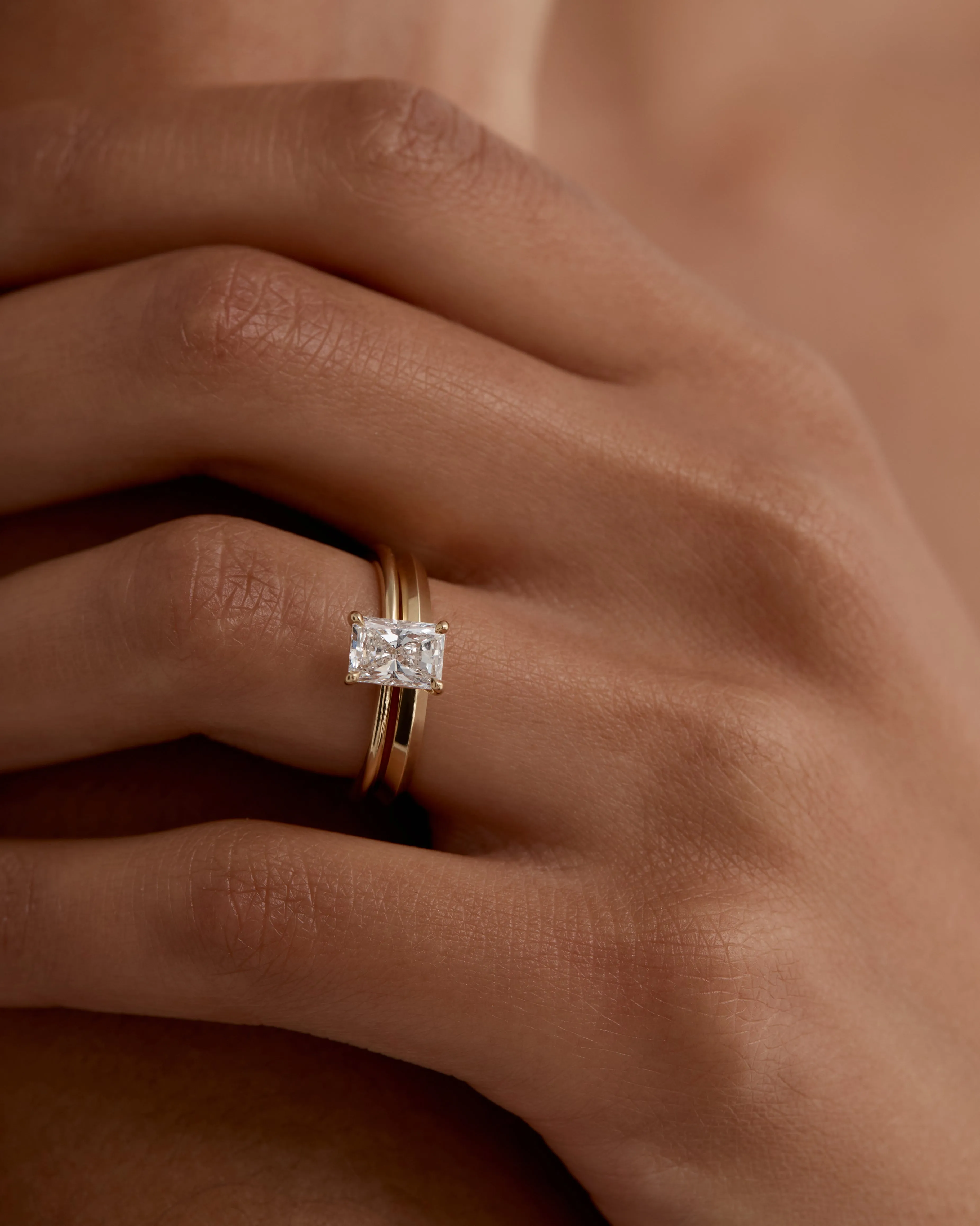 Radiant 1.01ct Engagement Ring